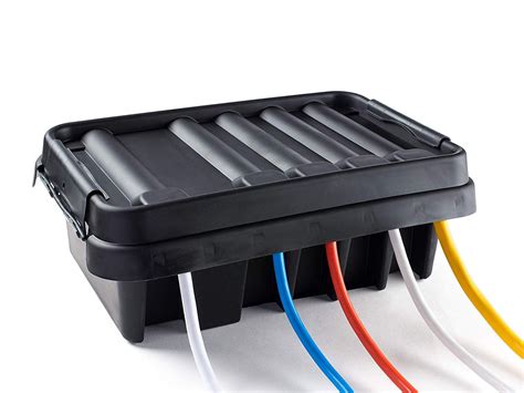 electric cord for junction boxes|weatherproof extension cord connection box.